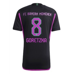 Bayern Munich Leon Goretzka #8 Replika Udebanetrøje 2023-24 Kortærmet
